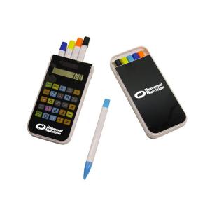 8 digit calculator with pen holder