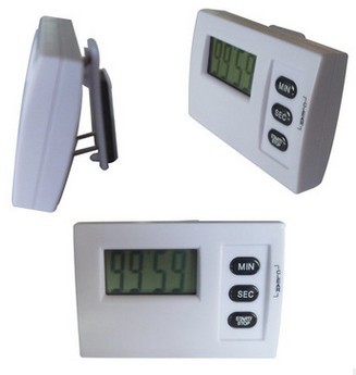 LCD timer with magnetic and clip