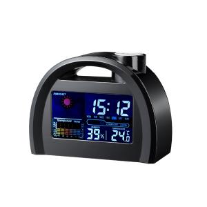 weather station clock with project time 