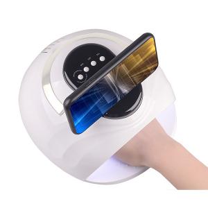 UV nail lamp with phone holder