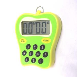 Fridge magnet timer in apple shape