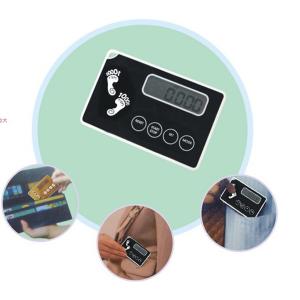 card shape pedometer