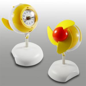 desk clock with fan