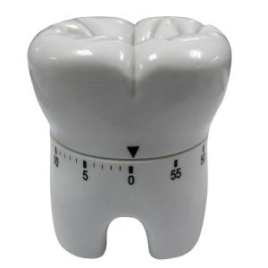 kitchen timer in tooth shape
