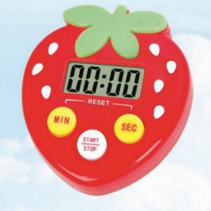 strawberry shape timer