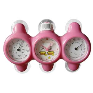 suction clock with temperature and humidity