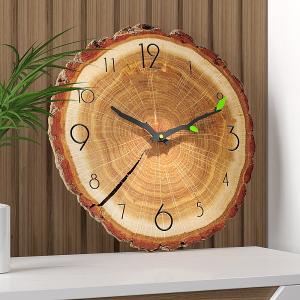 wooden wall clock